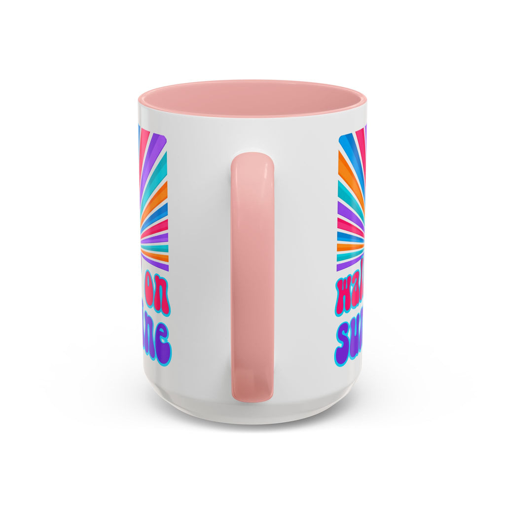 Coffee Mug — "Walkin' on Sunshine" Retro Psalm 118:24 Accent Mug