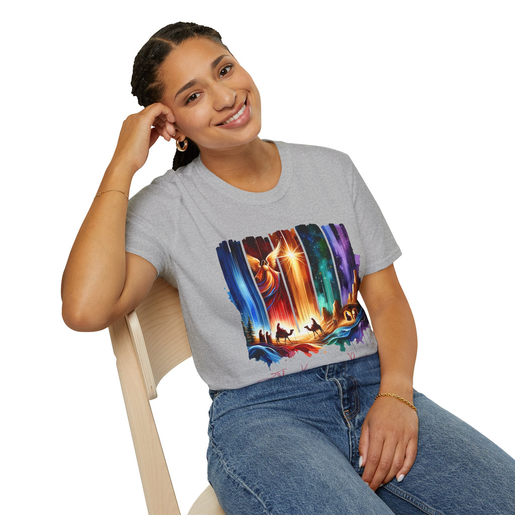 Vibrant Fantasy T-Shirt, Colorful Graphic Tee, Unisex Art Shirt, Great Gift for Fans, Unique Casual Wear, The King is Born Shirt