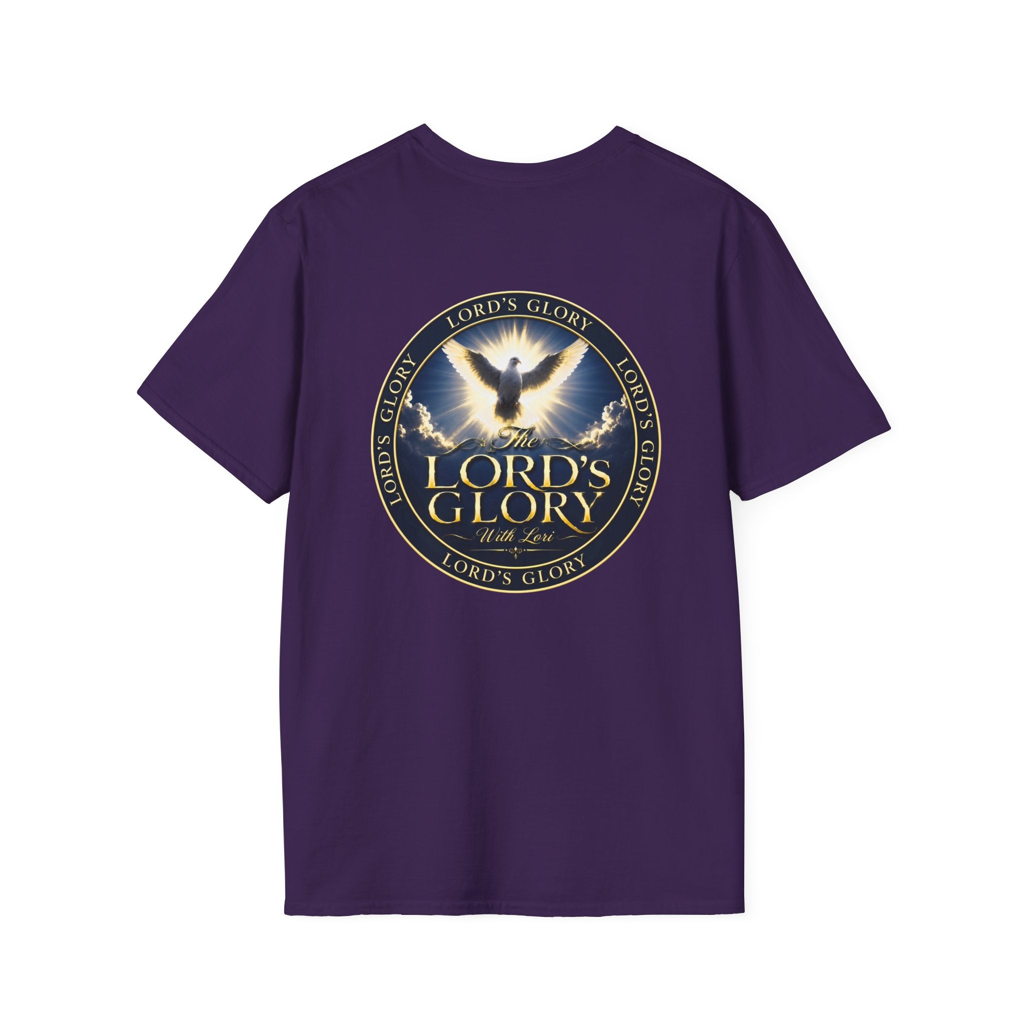 Lord's Glory with Lori Dove T‑Shirt — Christian Faith Logo Tee