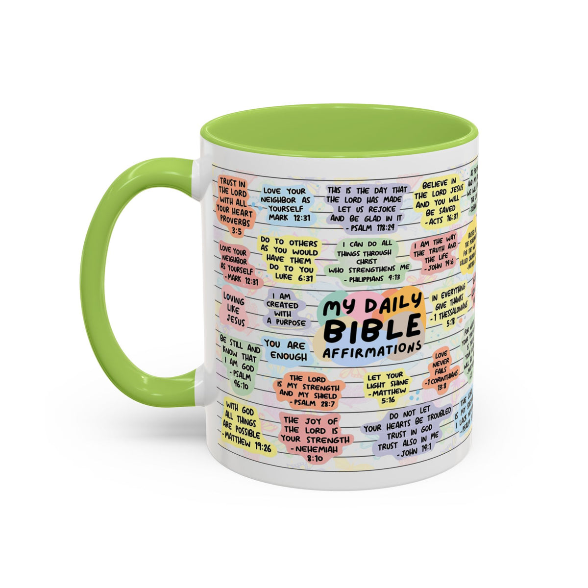 My Daily Bible Affirmations Coffee Mug 15oz/11oz