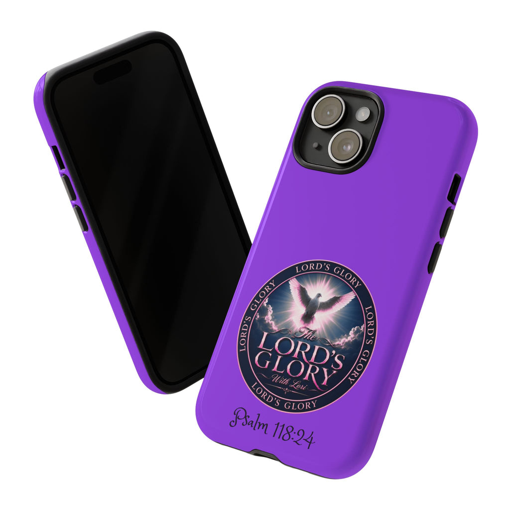 Christian Phone Case – "Lord's Glory with Lori" Dove Design Tough Case (Protective Phone Cover)