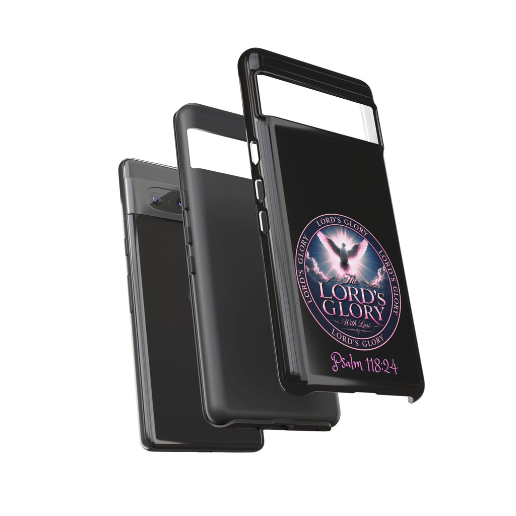 Christian Phone Case – "Lord's Glory with Lori" Dove Design Tough Case (Protective Phone Cover)