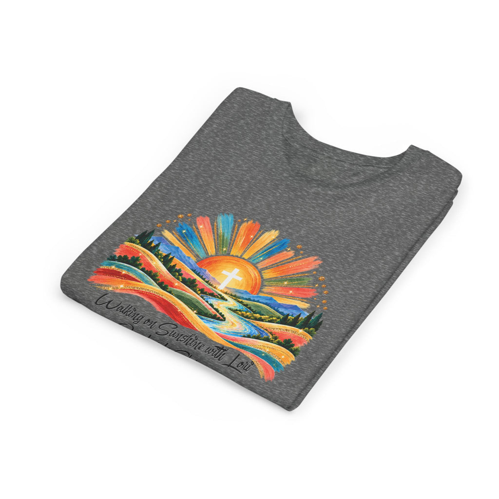 Youth Short Sleeve Tee – Walking On Sunshine with Lords Glory Design