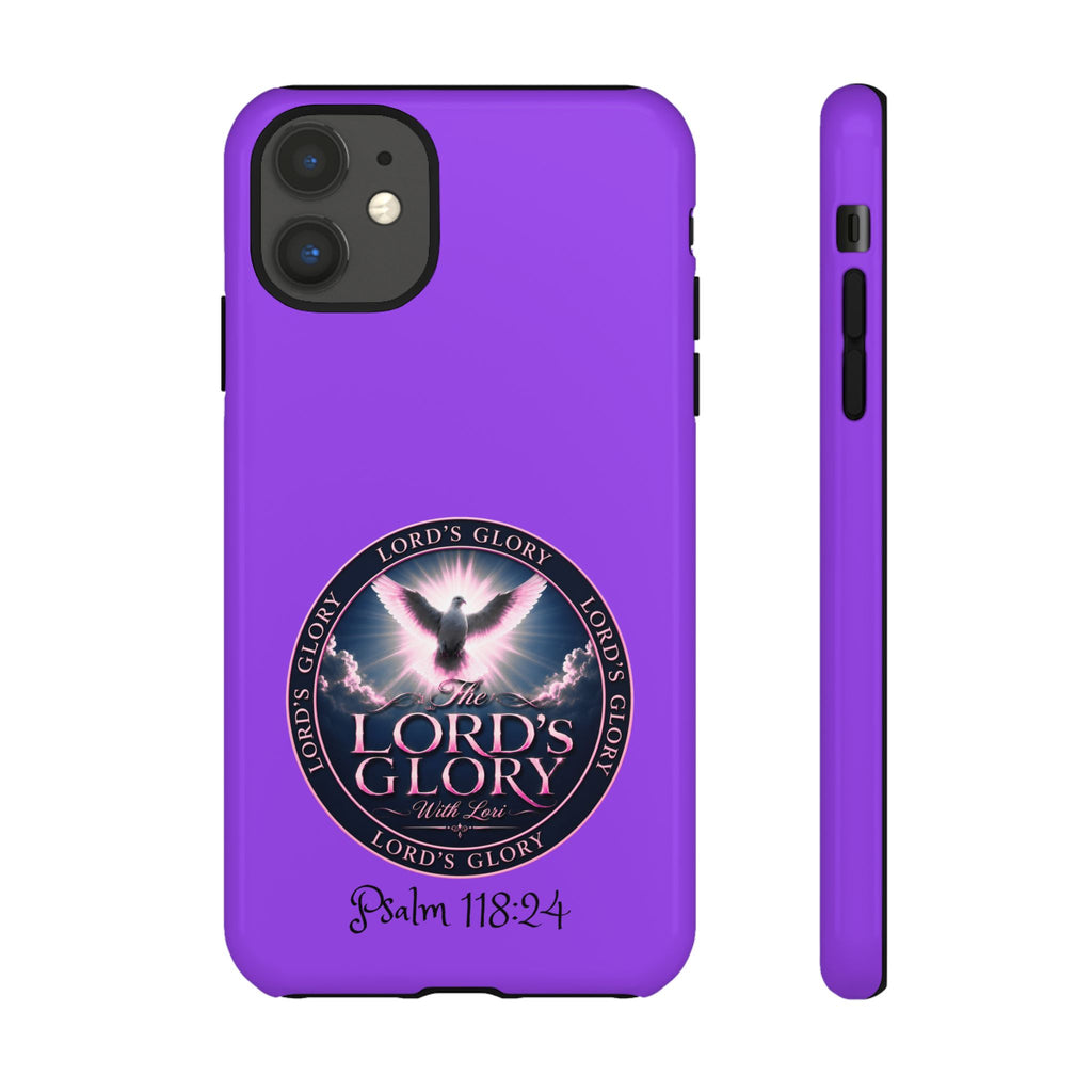 Christian Phone Case – "Lord's Glory with Lori" Dove Design Tough Case (Protective Phone Cover)