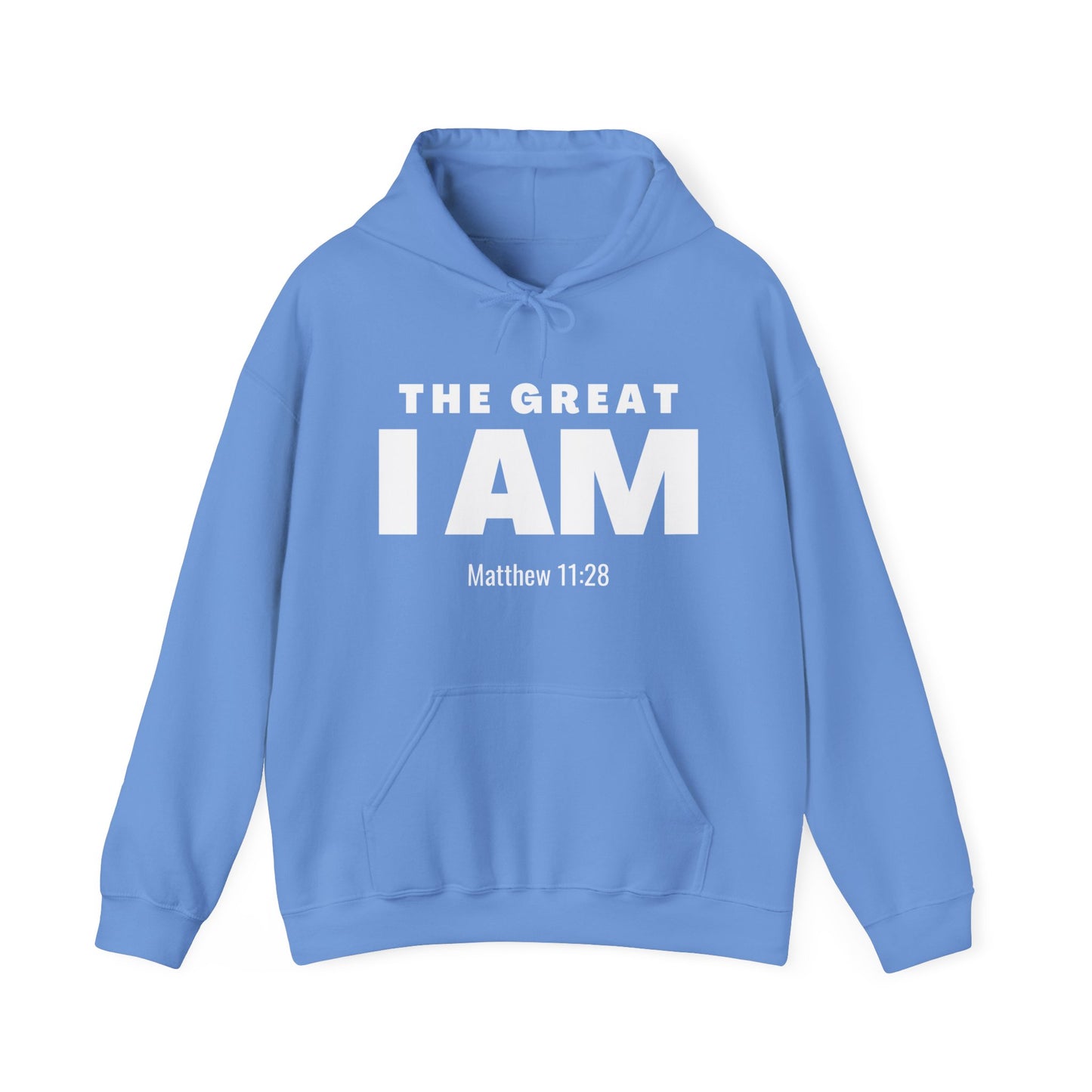 The Great I AM Men's and Woman's Heavy Blend Hooded Sweatshirt