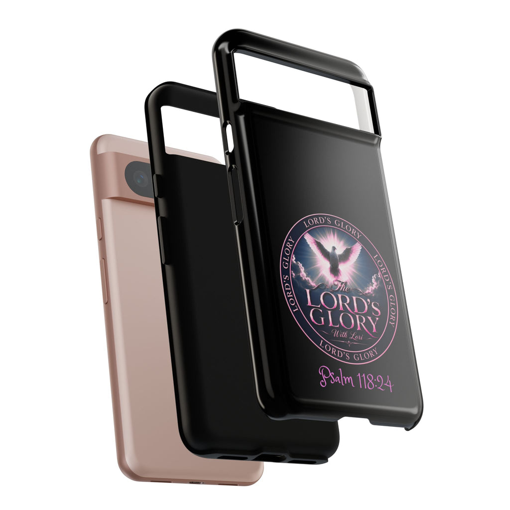 Christian Phone Case – "Lord's Glory with Lori" Dove Design Tough Case (Protective Phone Cover)
