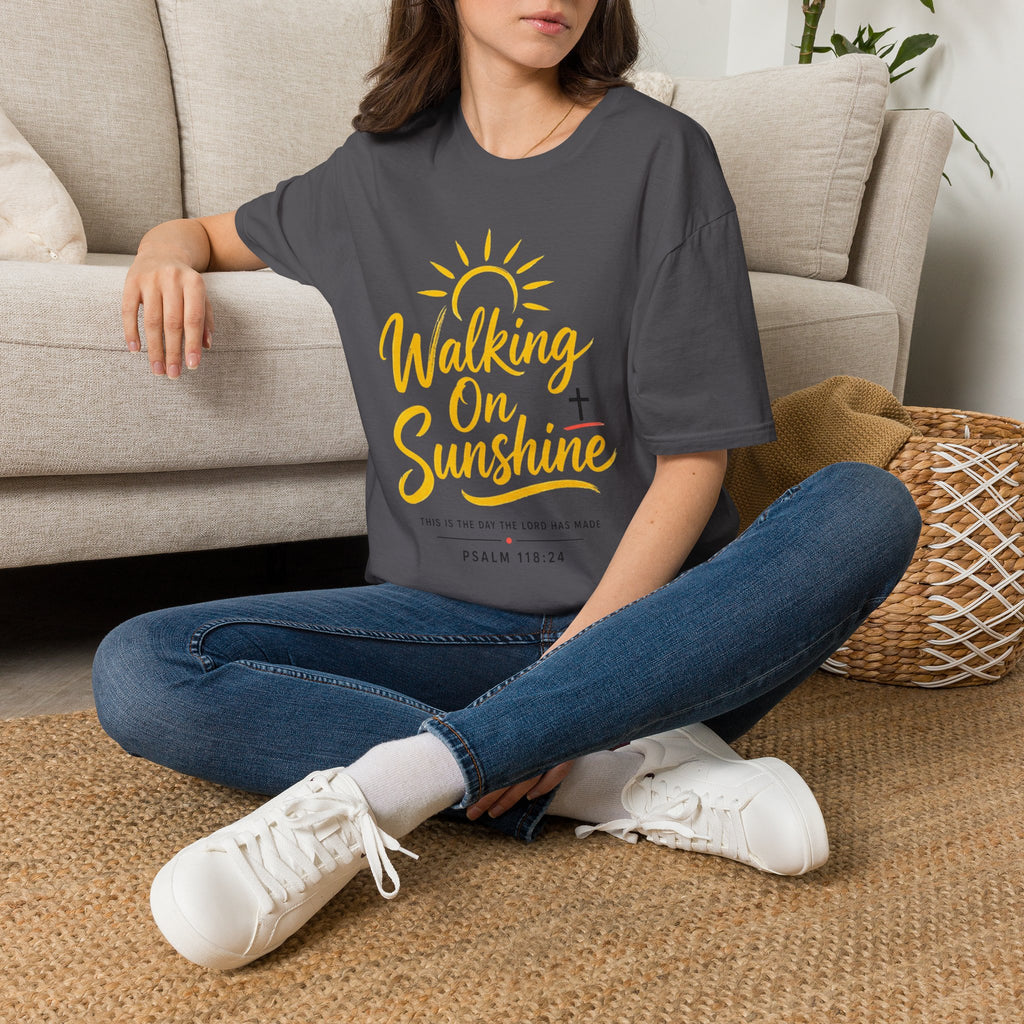Walking on Sunshine Psalms 118:24 Softstyle T-Shirt