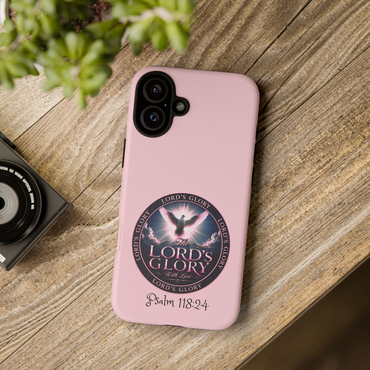Christian Phone Case – "Lord's Glory with Lori" Dove Design Tough Case (Protective Phone Cover)