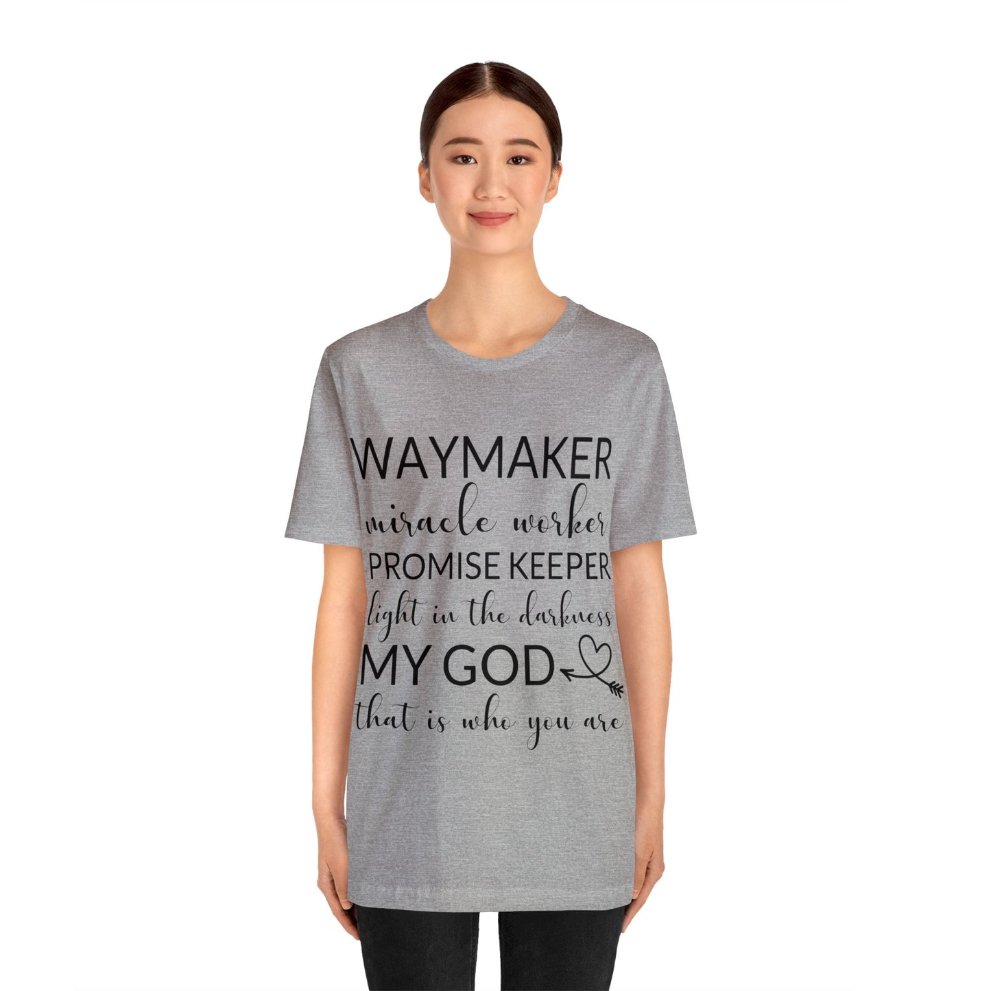 Waymaker Promise Keeper Light in the Darkness - Unisex Jersey Short Sleeve Tee