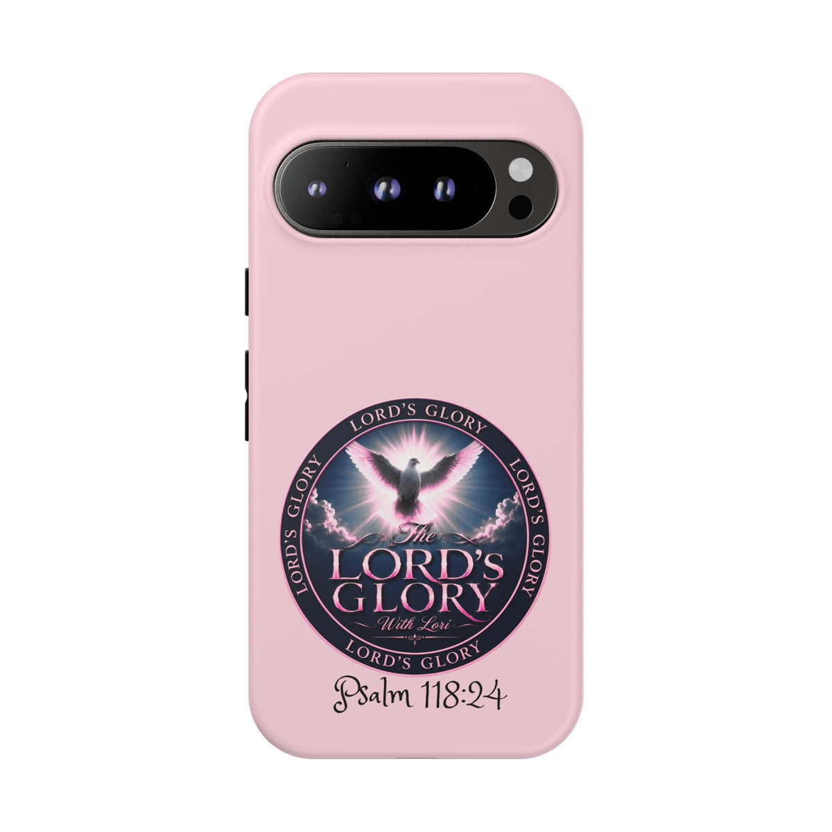 Christian Phone Case – "Lord's Glory with Lori" Dove Design Tough Case (Protective Phone Cover)
