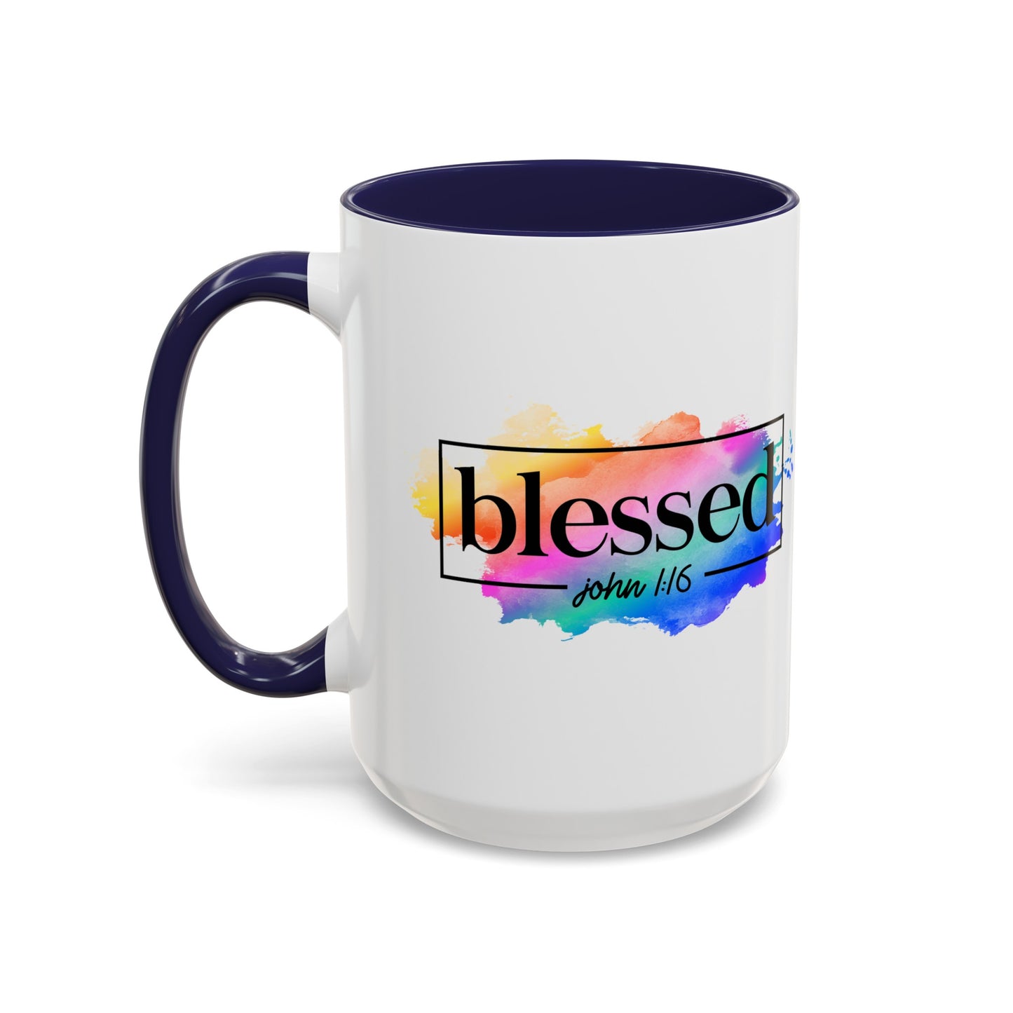 BLESSED - Accent Coffee Mug, 11oz 15oz