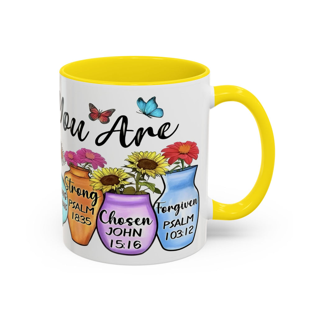 God Says You Are - You Are Loved Christian Bible Verse Coffee Mug