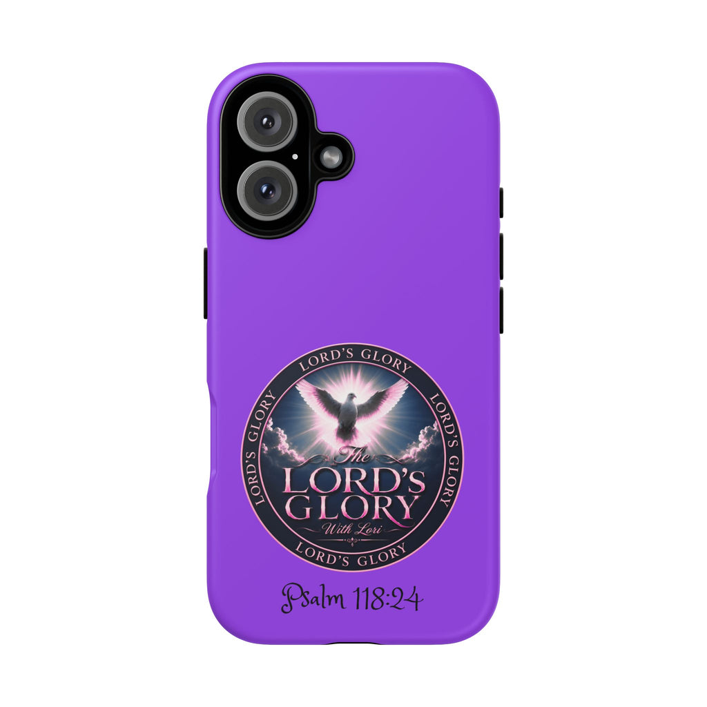 Christian Phone Case – "Lord's Glory with Lori" Dove Design Tough Case (Protective Phone Cover)