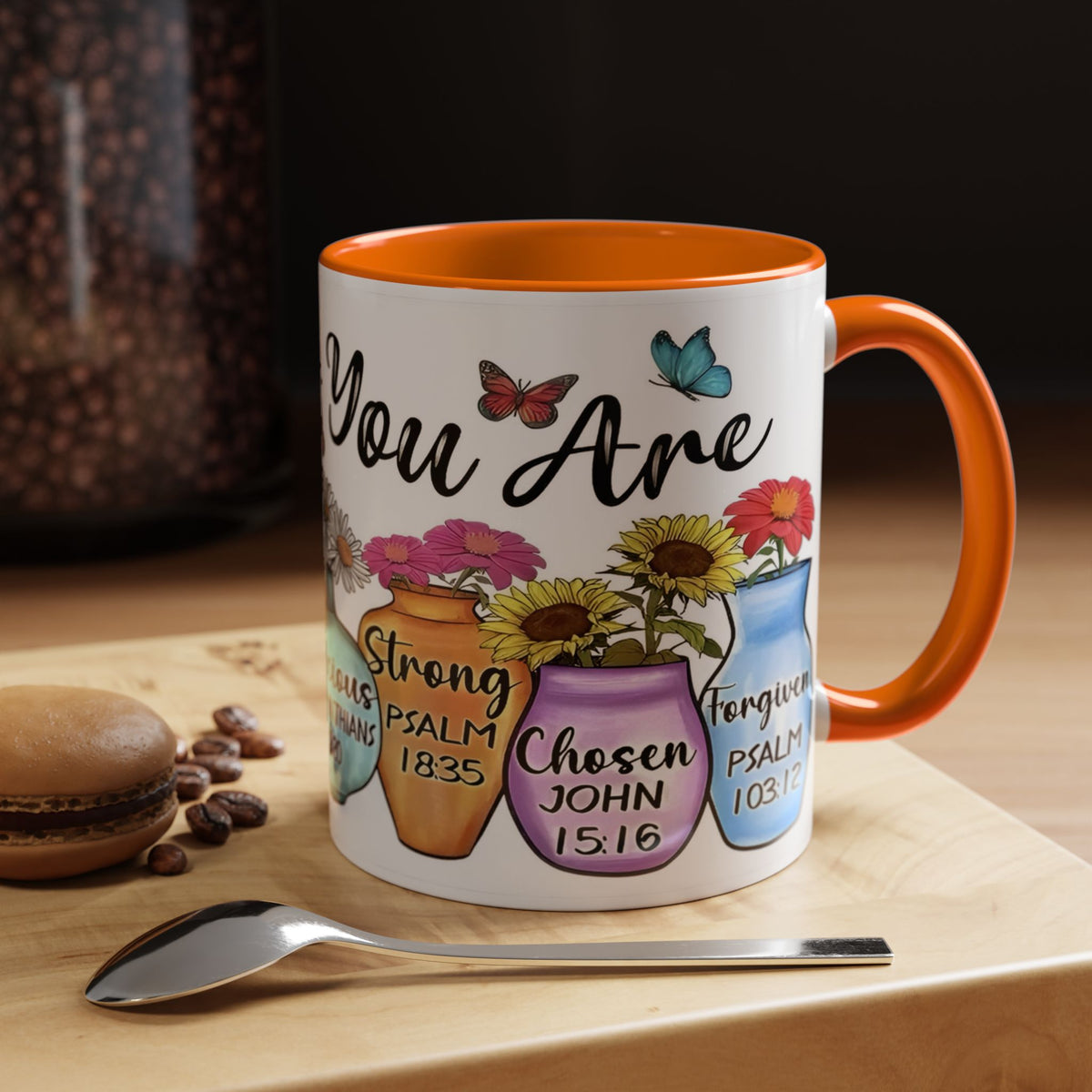 God Says You Are - You Are Loved Christian Bible Verse Coffee Mug
