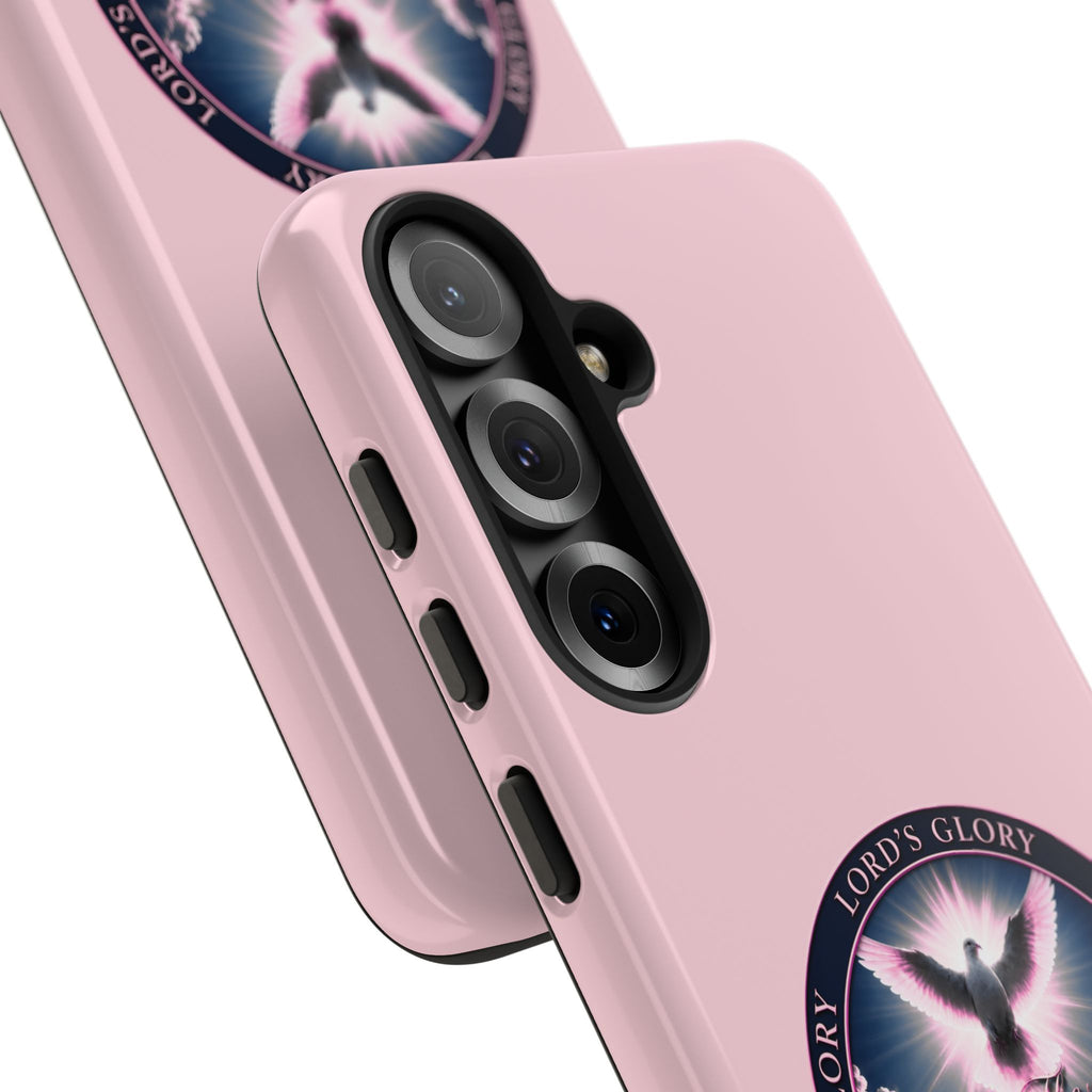 Christian Phone Case – "Lord's Glory with Lori" Dove Design Tough Case (Protective Phone Cover)