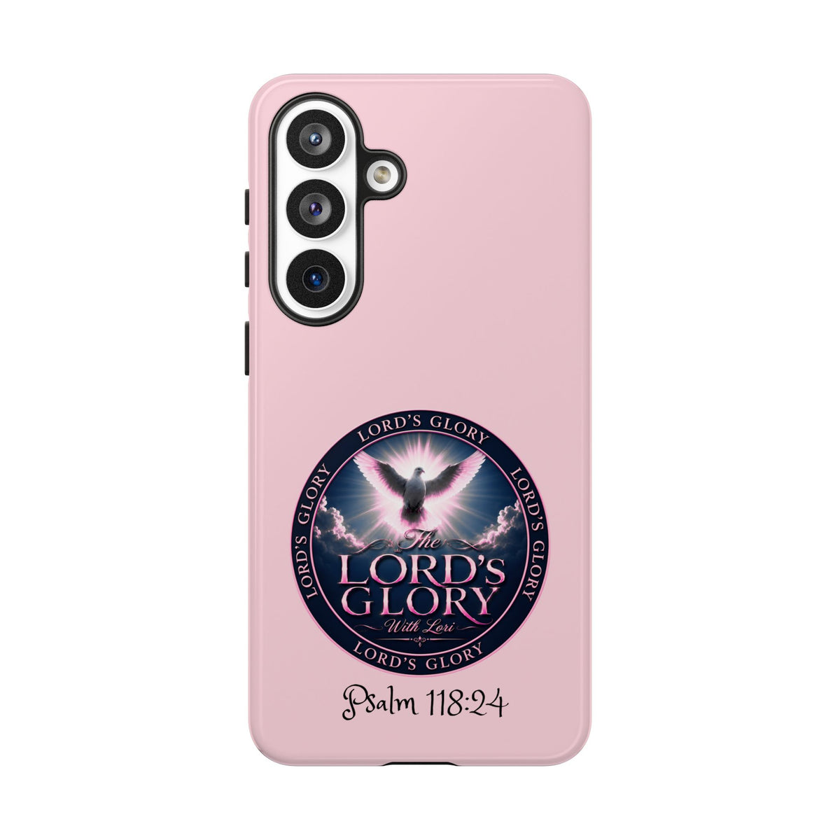 Christian Phone Case – "Lord's Glory with Lori" Dove Design Tough Case (Protective Phone Cover)