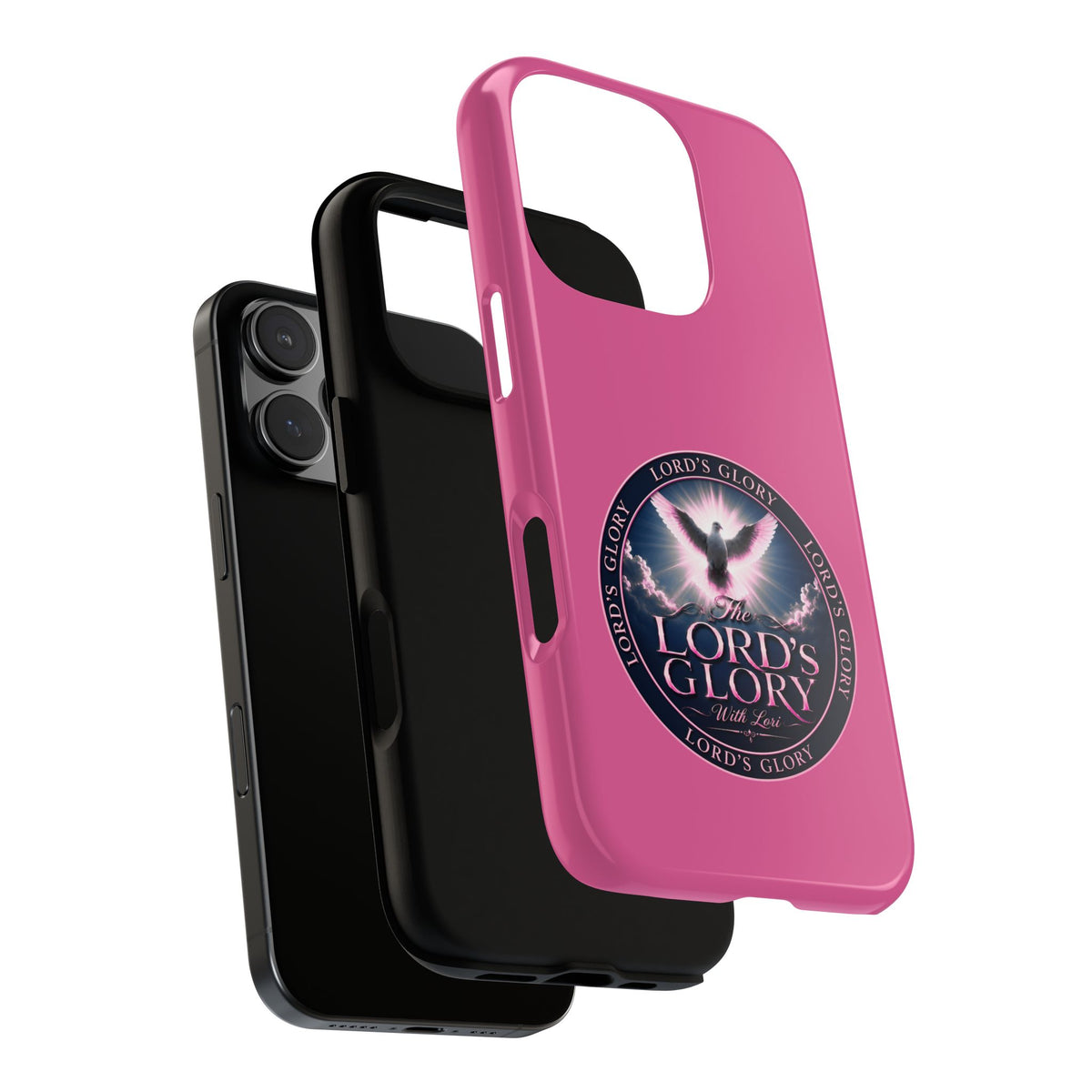 Christian Phone Case – "Lord's Glory with Lori" Dove Design Tough Case (Protective Phone Cover)