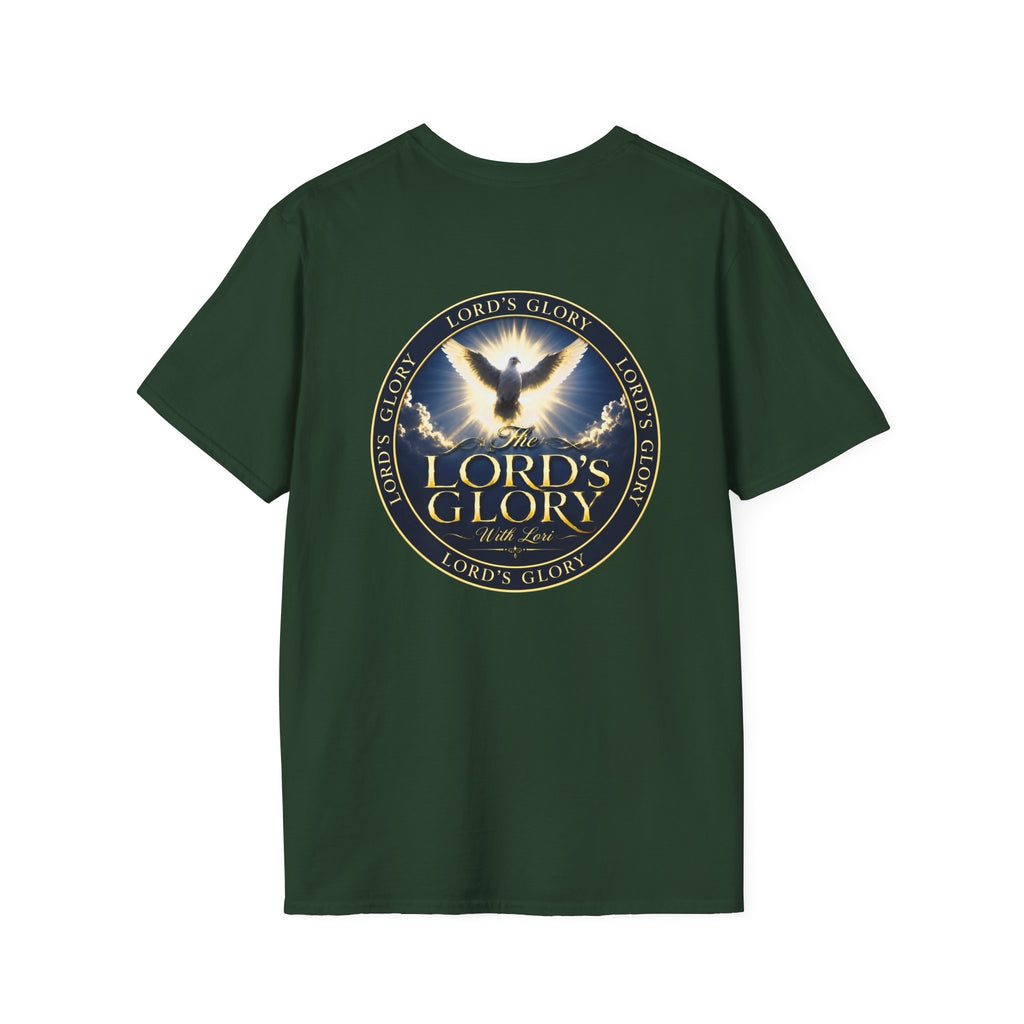 Lord's Glory with Lori Dove T‑Shirt — Christian Faith Logo Tee