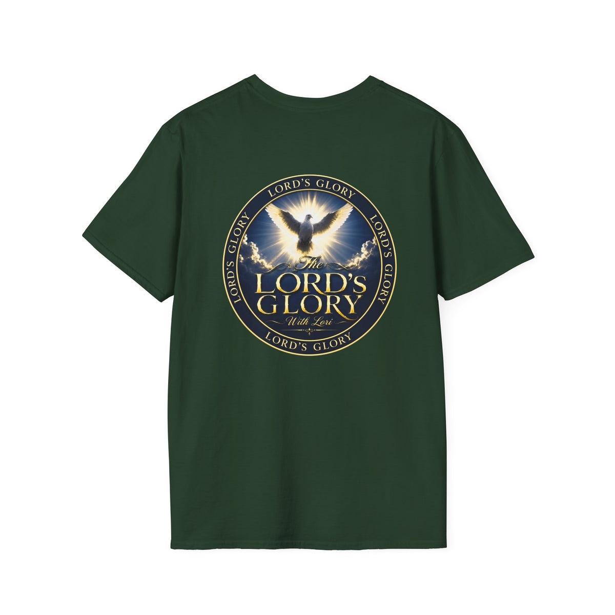 Lord's Glory with Lori Dove T‑Shirt — Christian Faith Logo Tee