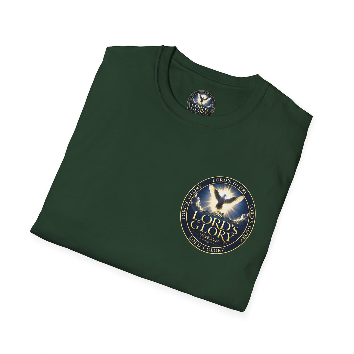 Lord's Glory with Lori Dove T‑Shirt — Christian Faith Logo Tee