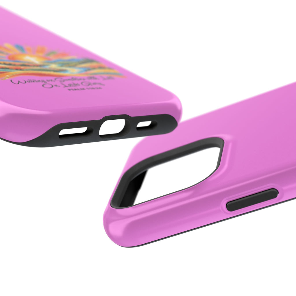 Magnetic Phone Case – “Walking on Sunshine with Lords Glory” Sunrise Design