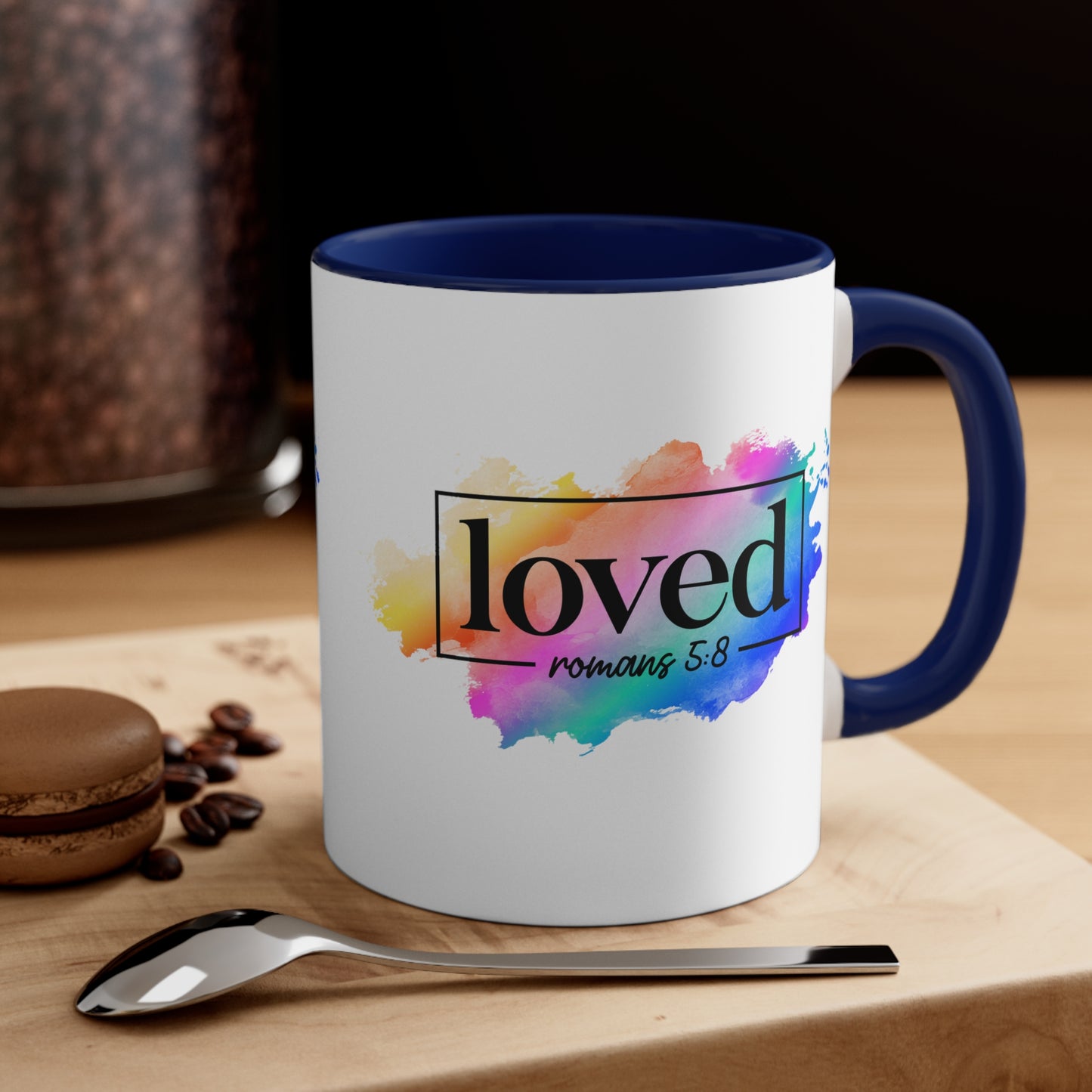 LOVED - 5 Colors Accent Coffee Mug, 11oz