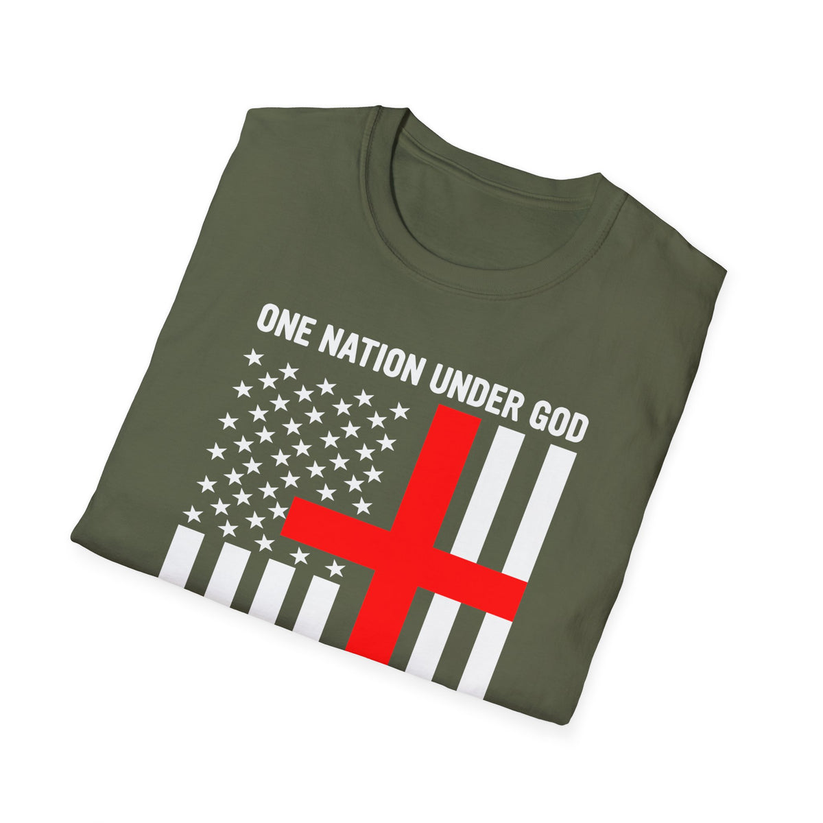 One Nation Under GOD - Mens Womans Softstyle T-Shirt