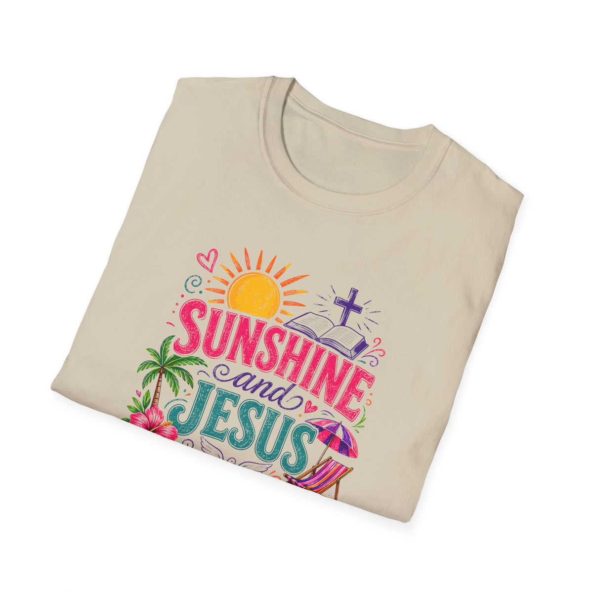 Sunshine and Jesus Christian Faith T-Shirt