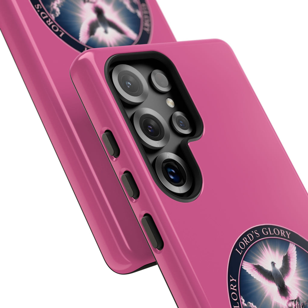 Christian Phone Case – "Lord's Glory with Lori" Dove Design Tough Case (Protective Phone Cover)
