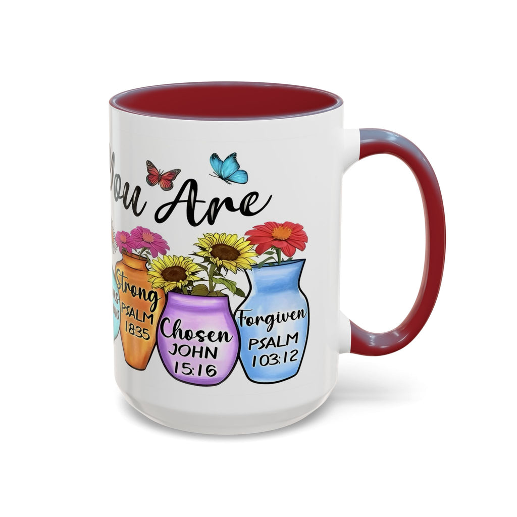 God Says You Are - You Are Loved Christian Bible Verse Coffee Mug