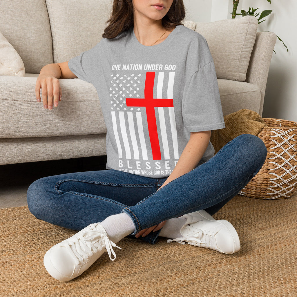 One Nation Under GOD - Mens Womans Softstyle T-Shirt