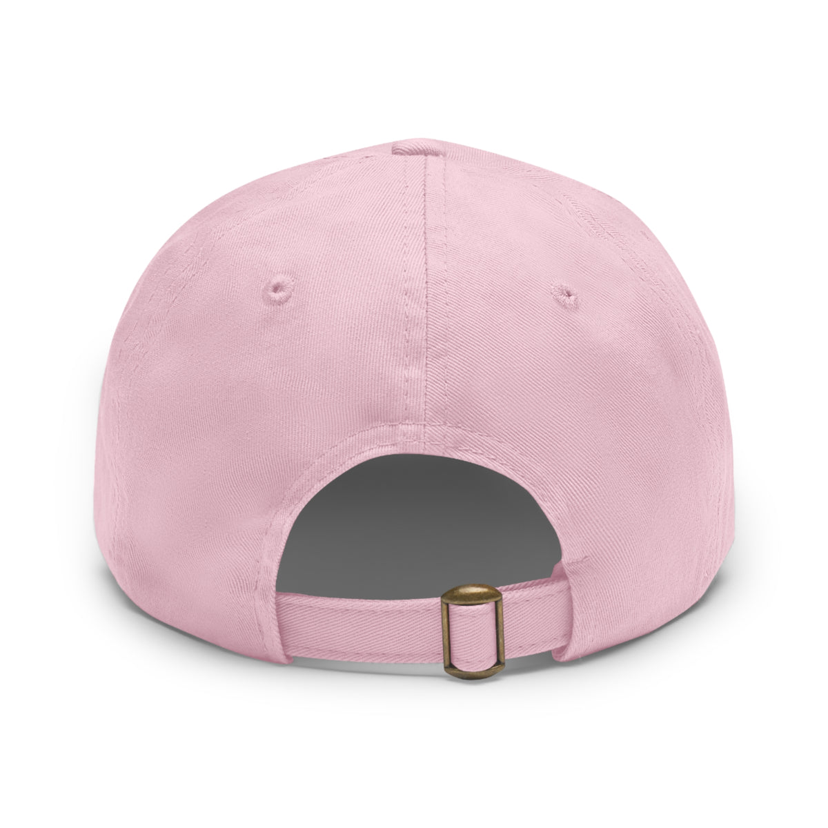Sunshine Smiles Dad Hat — Round Leather Patch ‘Always Brighter’