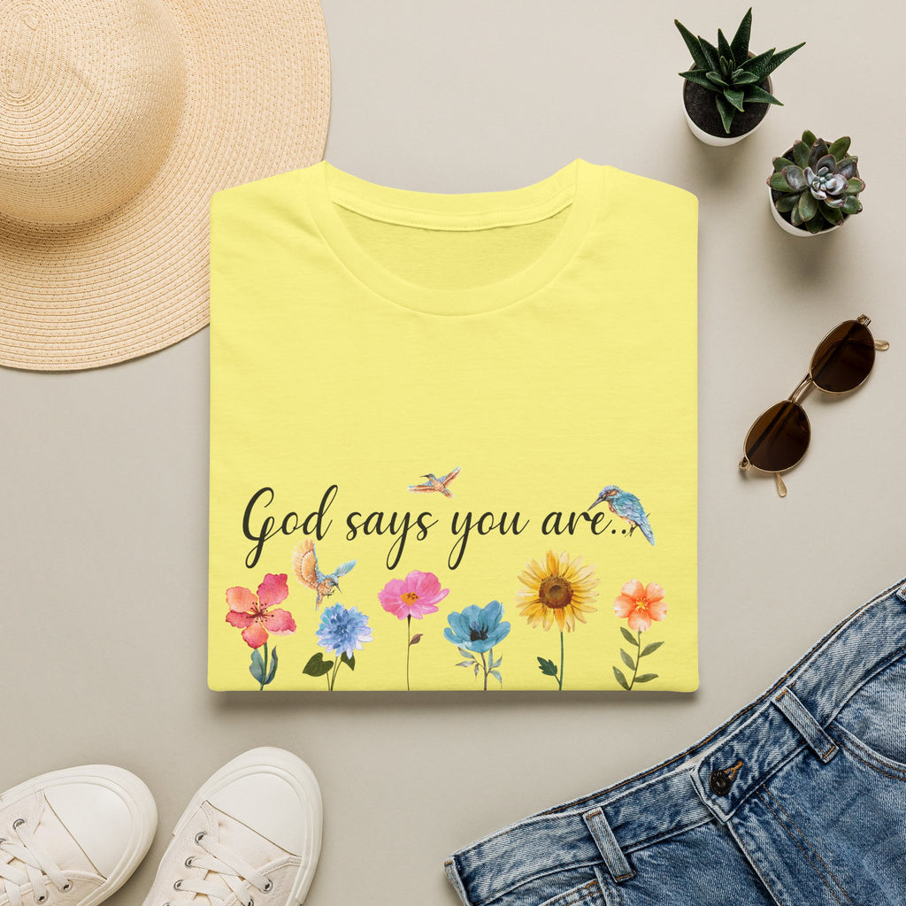 God Says You Are Loved Wildflower T-Shirt