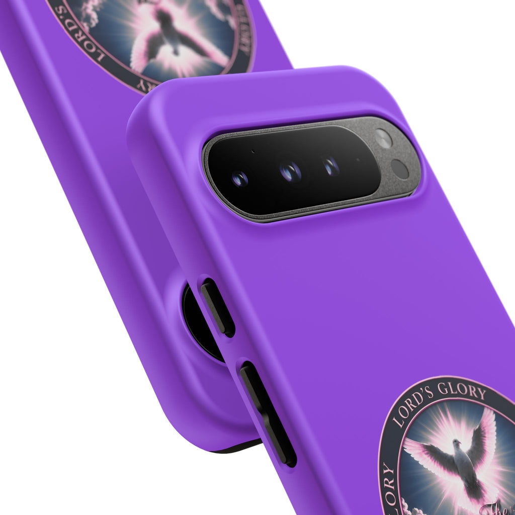 Christian Phone Case – "Lord's Glory with Lori" Dove Design Tough Case (Protective Phone Cover)
