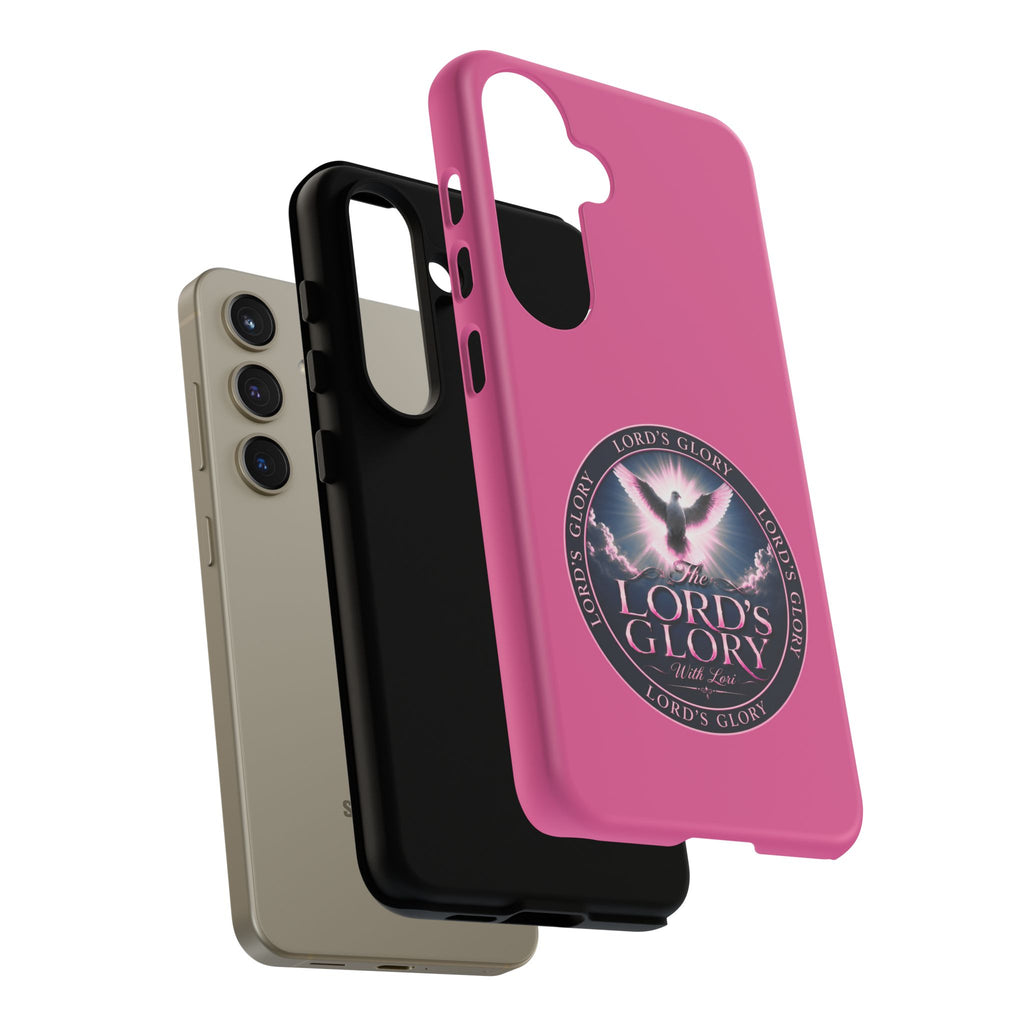 Christian Phone Case – "Lord's Glory with Lori" Dove Design Tough Case (Protective Phone Cover)