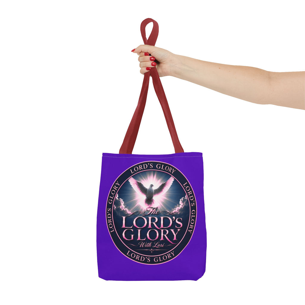 Inspirational 'The Lord's Glory with Lori' Tote Bag — Christian Faith AOP Shopper