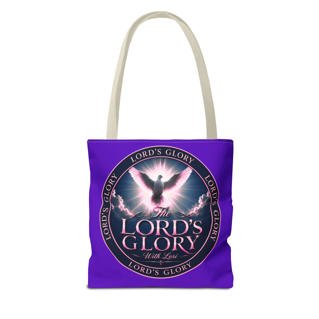 Inspirational 'The Lord's Glory with Lori' Tote Bag — Christian Faith AOP Shopper