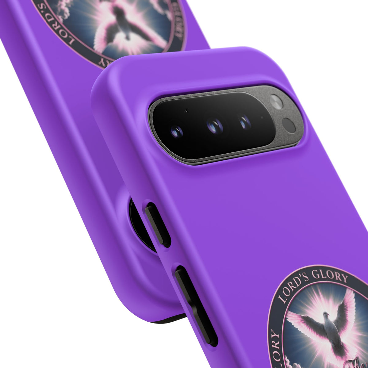 Christian Phone Case – "Lord's Glory with Lori" Dove Design Tough Case (Protective Phone Cover)