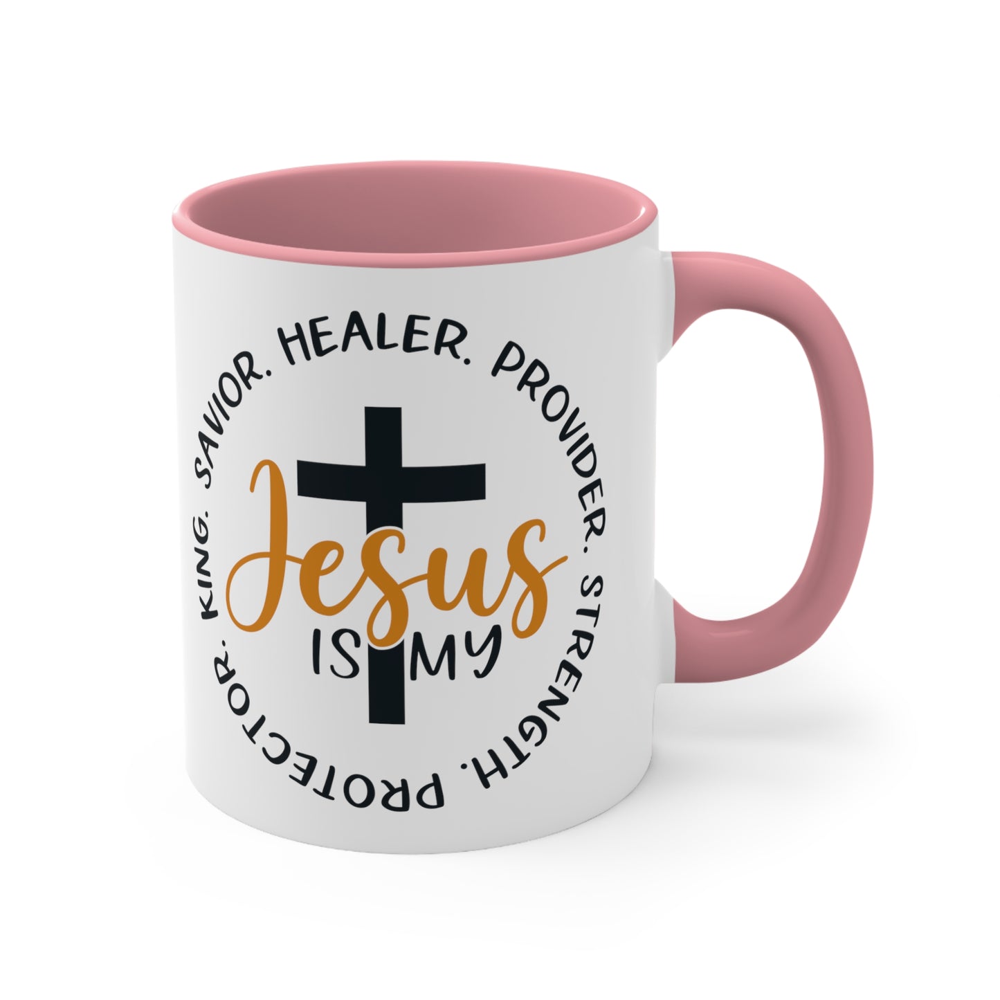 SAVIOR HEALER PROTECTOR - Accent Coffee Mug, 11oz