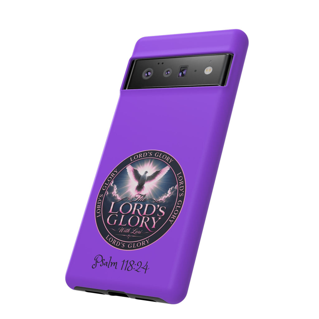 Christian Phone Case – "Lord's Glory with Lori" Dove Design Tough Case (Protective Phone Cover)