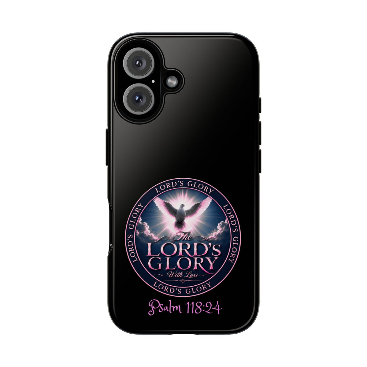 Christian Phone Case – "Lord's Glory with Lori" Dove Design Tough Case (Protective Phone Cover)