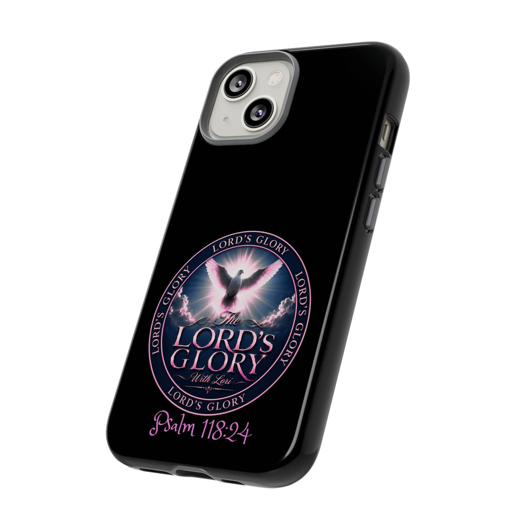 Christian Phone Case – "Lord's Glory with Lori" Dove Design Tough Case (Protective Phone Cover)