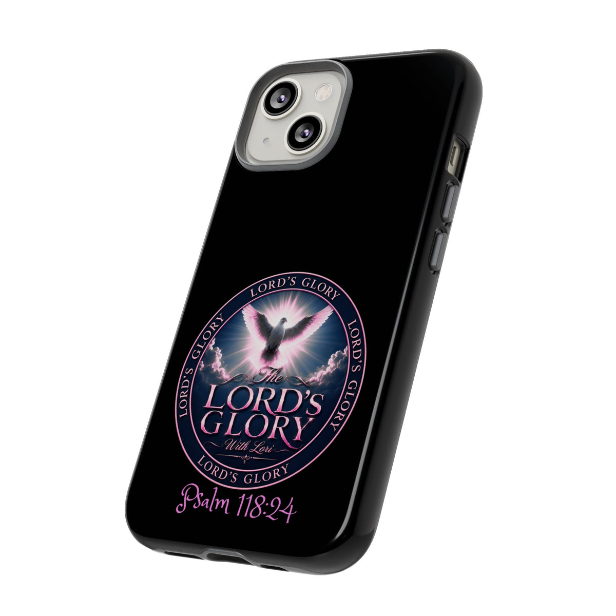 Christian Phone Case – "Lord's Glory with Lori" Dove Design Tough Case (Protective Phone Cover)