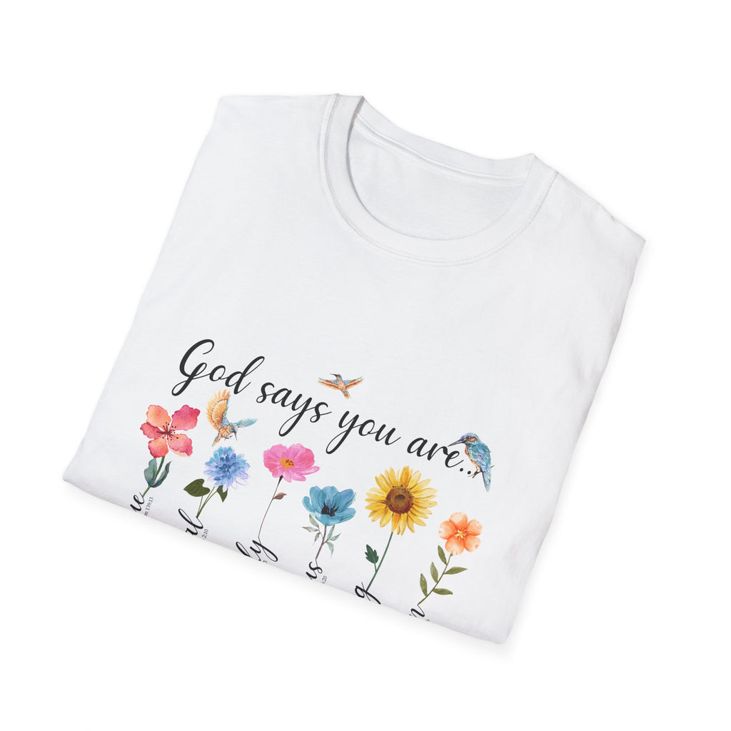 God Says You Are Loved Wildflower T-Shirt