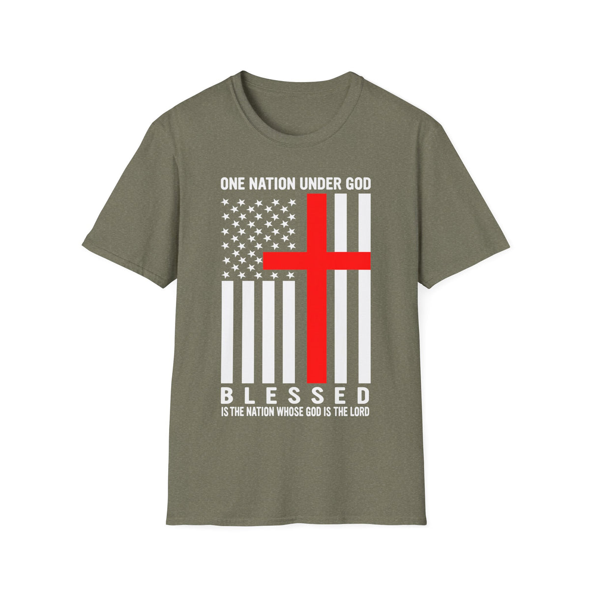 One Nation Under GOD - Mens Womans Softstyle T-Shirt