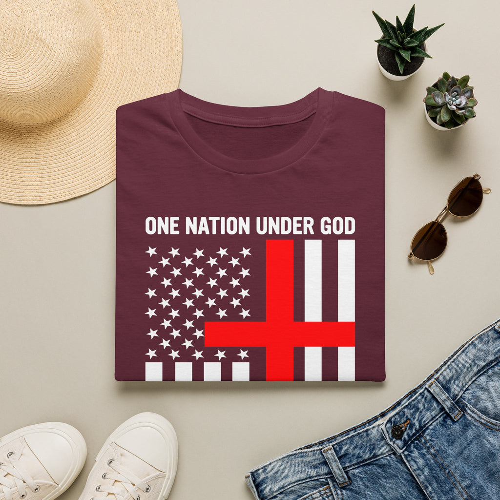 One Nation Under GOD - Mens Womans Softstyle T-Shirt