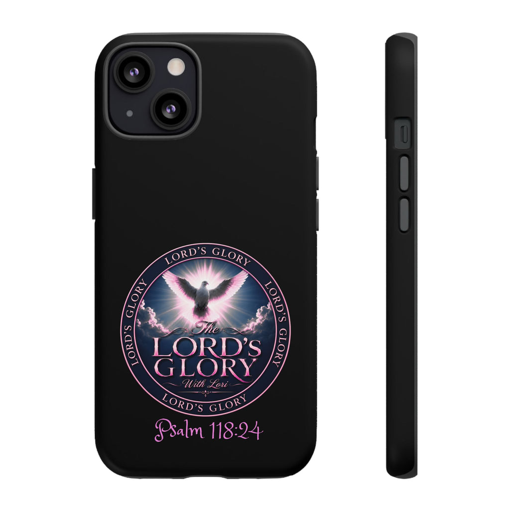 Christian Phone Case – "Lord's Glory with Lori" Dove Design Tough Case (Protective Phone Cover)
