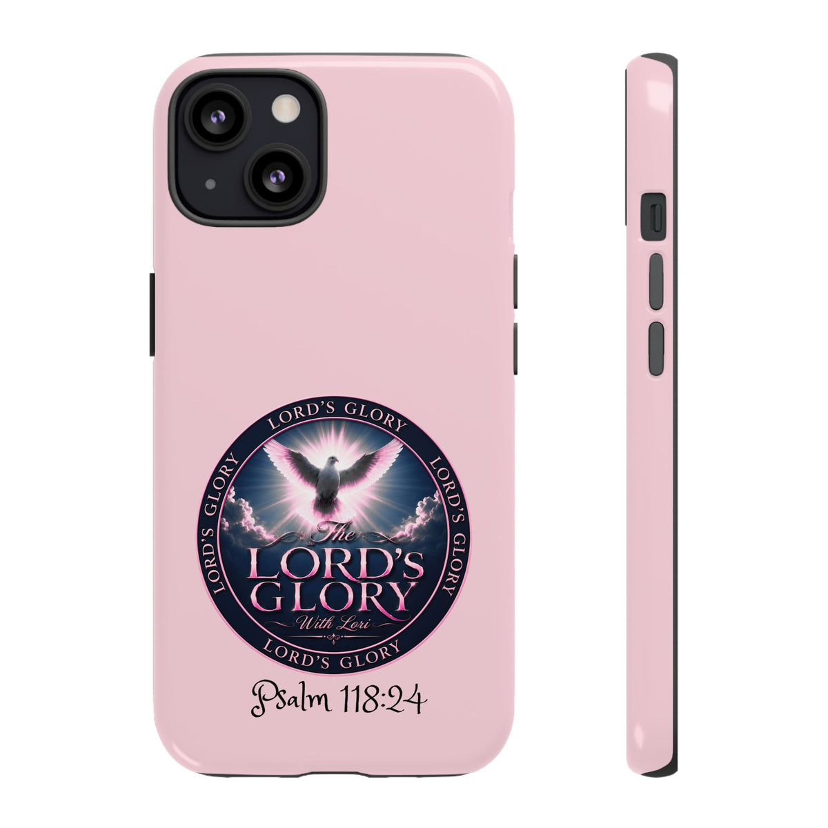Christian Phone Case – "Lord's Glory with Lori" Dove Design Tough Case (Protective Phone Cover)