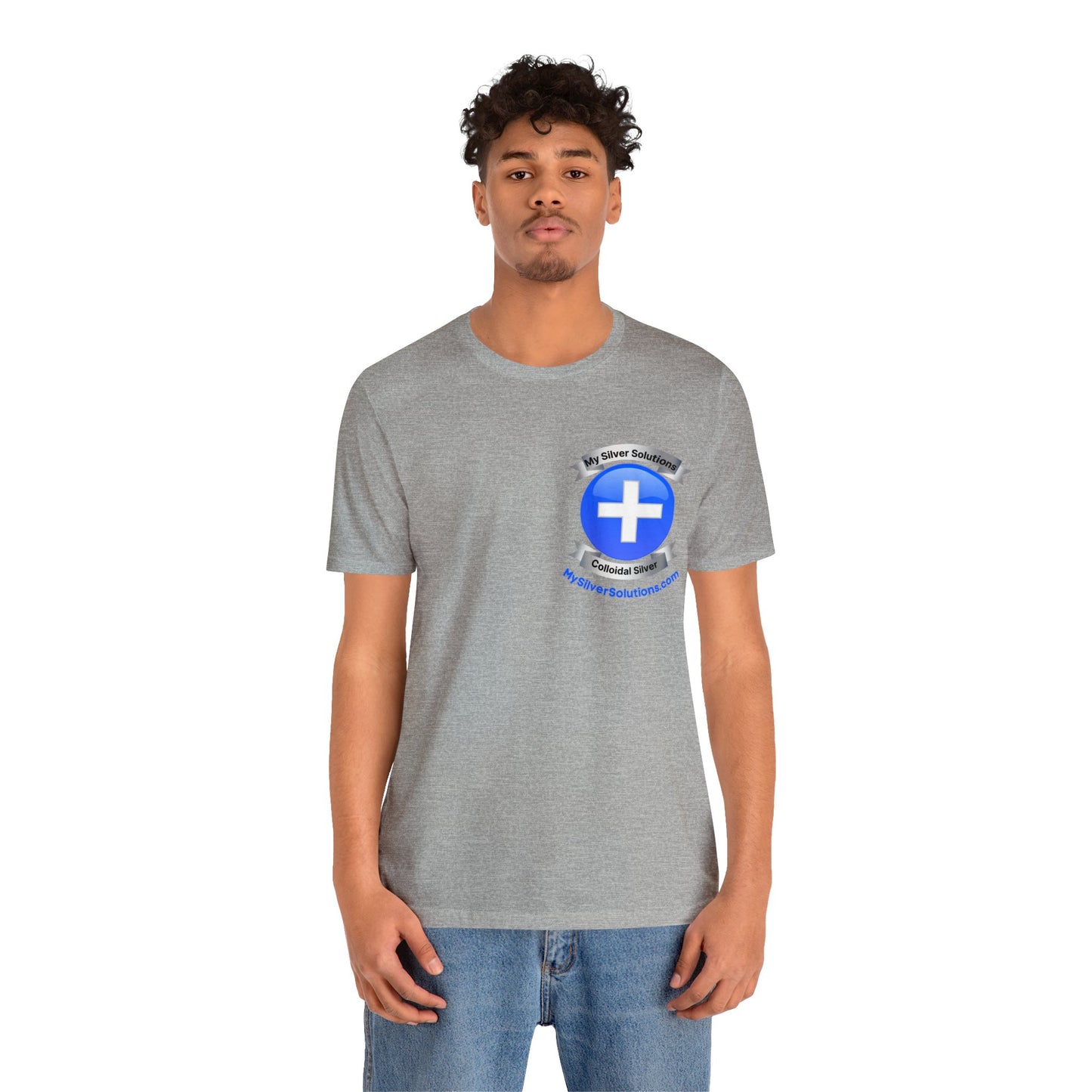 Colloidal Silver MySilverSolutions.com - Unisex Jersey Short Sleeve Tee