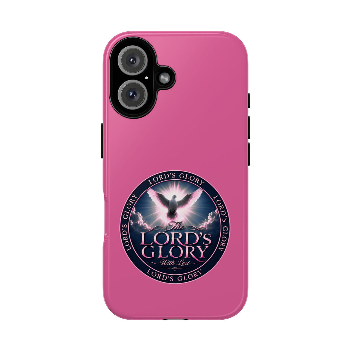 Christian Phone Case – "Lord's Glory with Lori" Dove Design Tough Case (Protective Phone Cover)